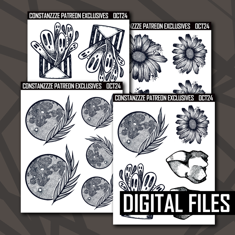 Digital Inktober Small Deco Sheet Bundle