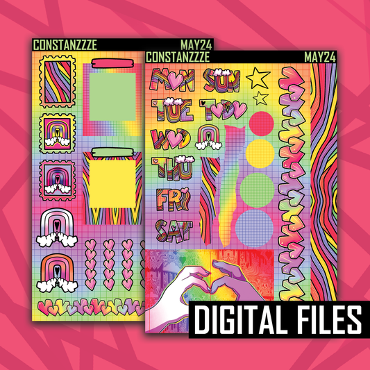 Digital Bright Pride Journaling Kit Addon