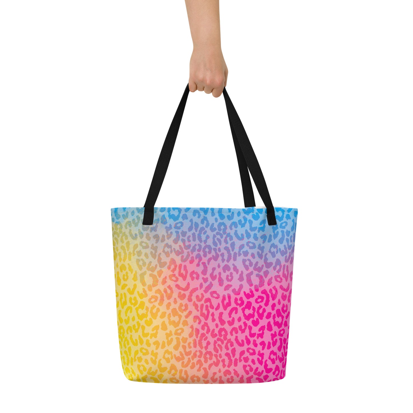 Cotton Kandi Cheetah Large AF All-Over Print Tote Bag