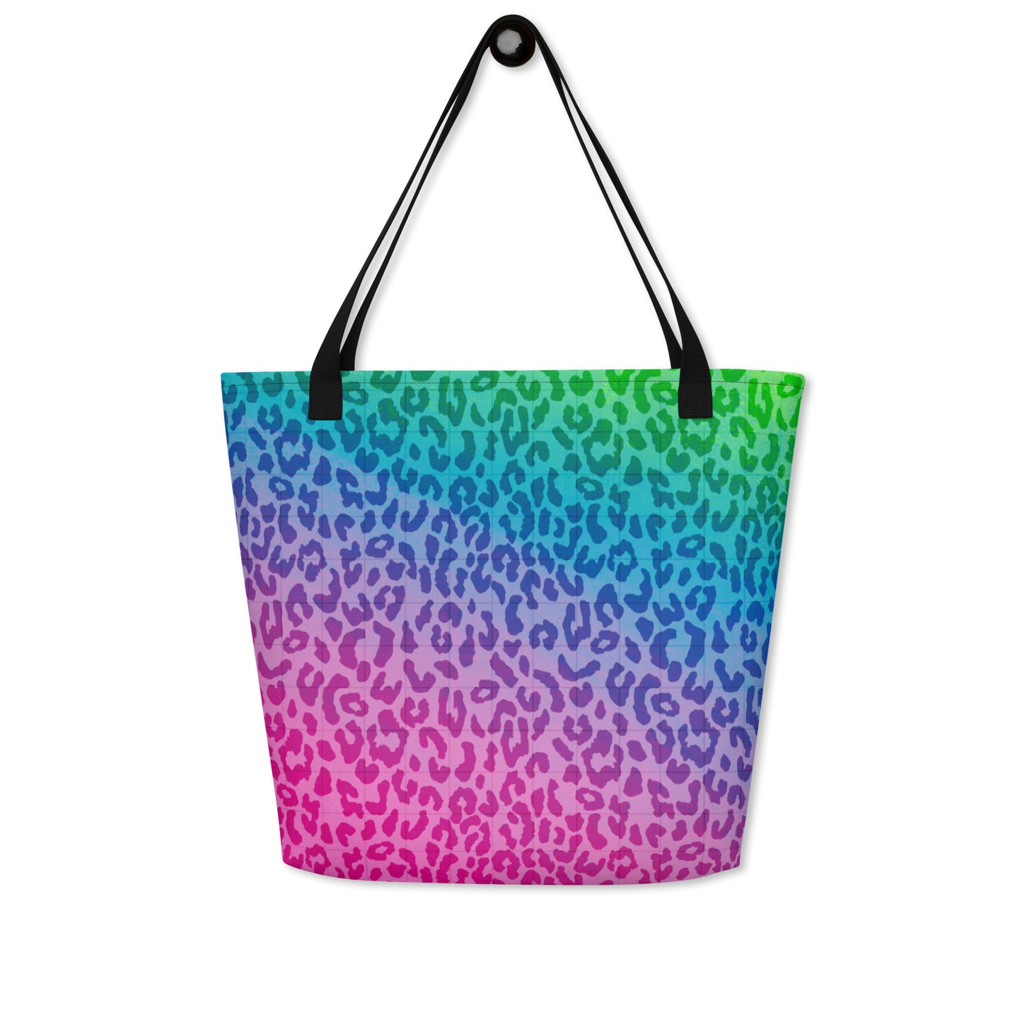 Kandi Cheetah Large AF All-Over Print Tote Bag