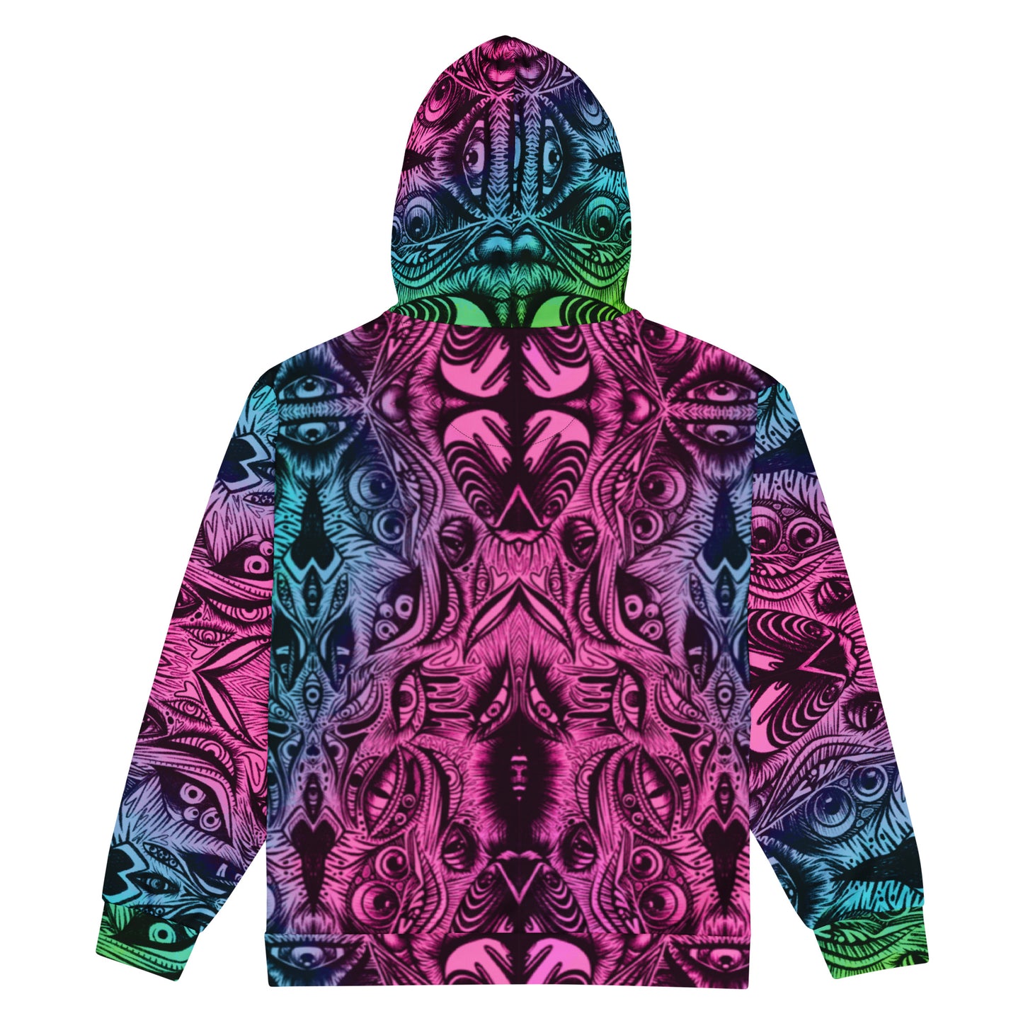 Kandi Trippy Eye Zip Hoodie