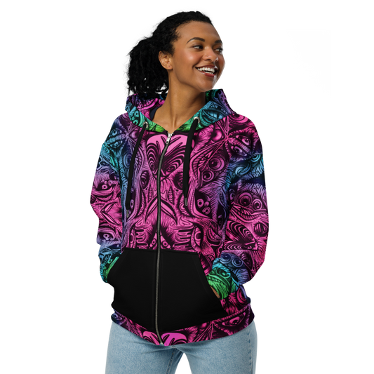 Kandi Trippy Eye Zip Hoodie