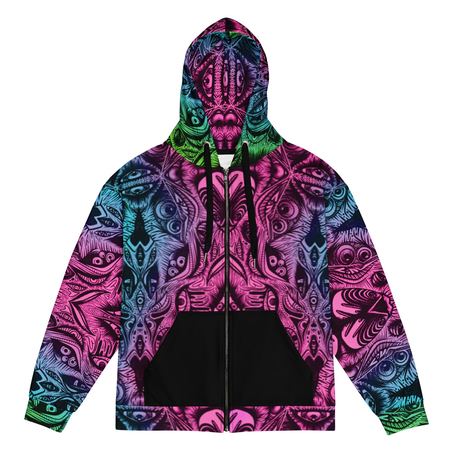 Kandi Trippy Eye Zip Hoodie