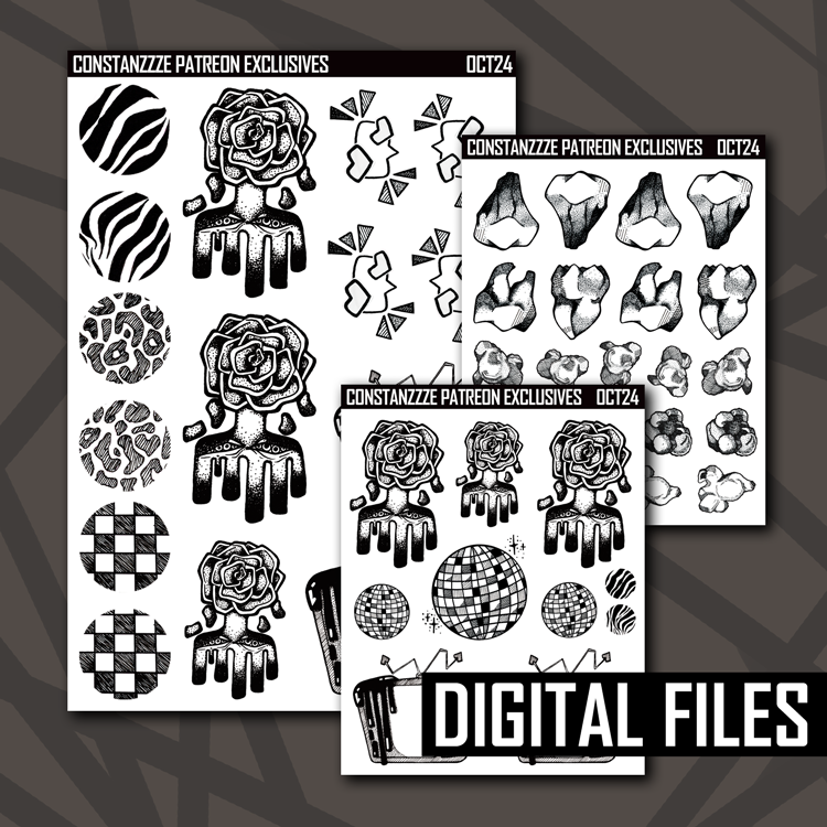 Digital Inktober Base Sheet Bundle