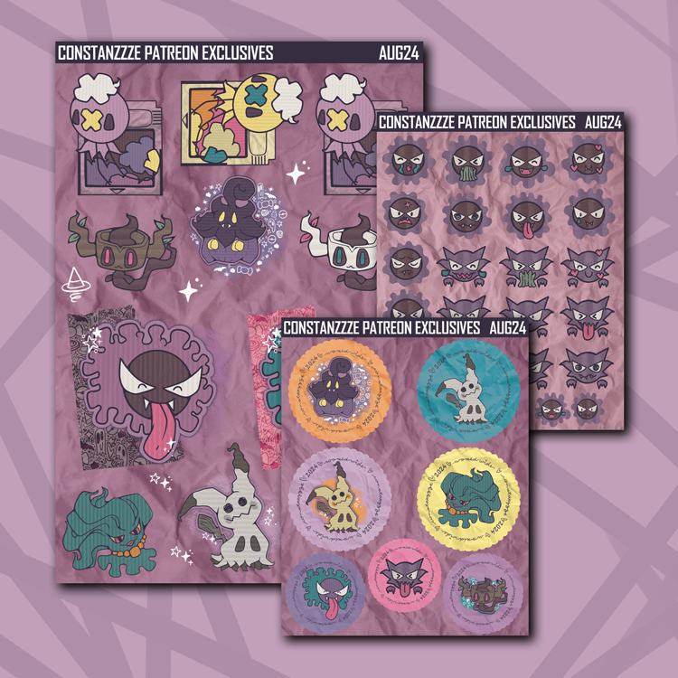 Purple Poke Base Sheet Bundle