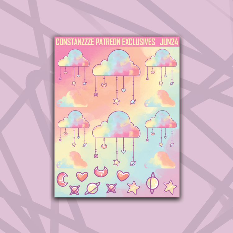 Pastel Cloud Base Sheet Addon Bundle