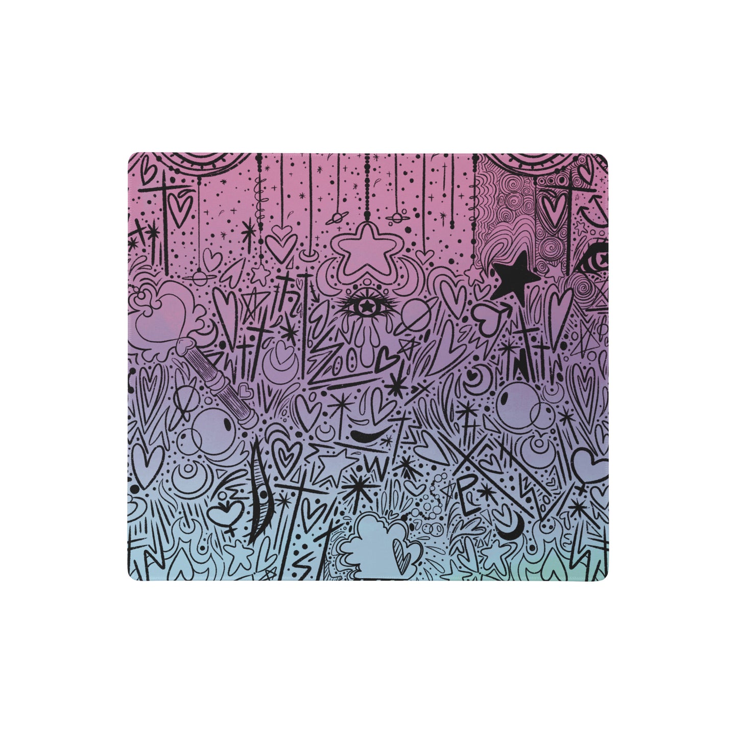 Pastel Oracle Doodle Desk Mat