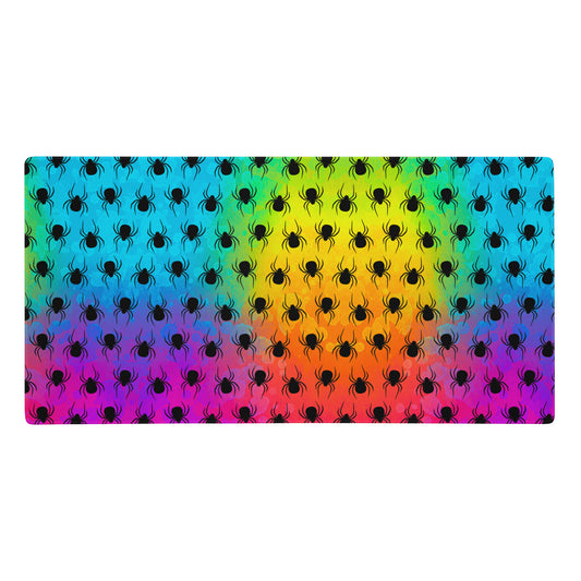 Colorful Spider Desk Mat