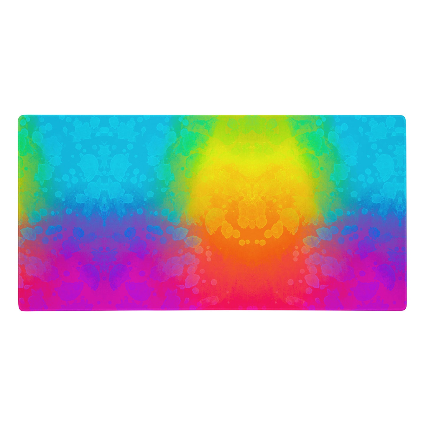 Colorful Halloween Splatter Desk Mat