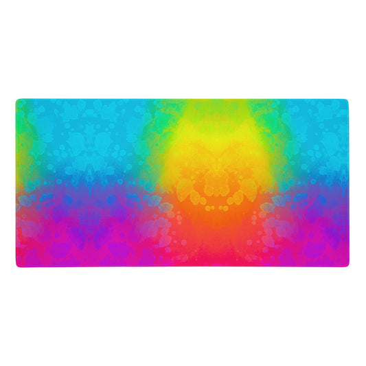 Colorful Halloween Splatter Desk Mat