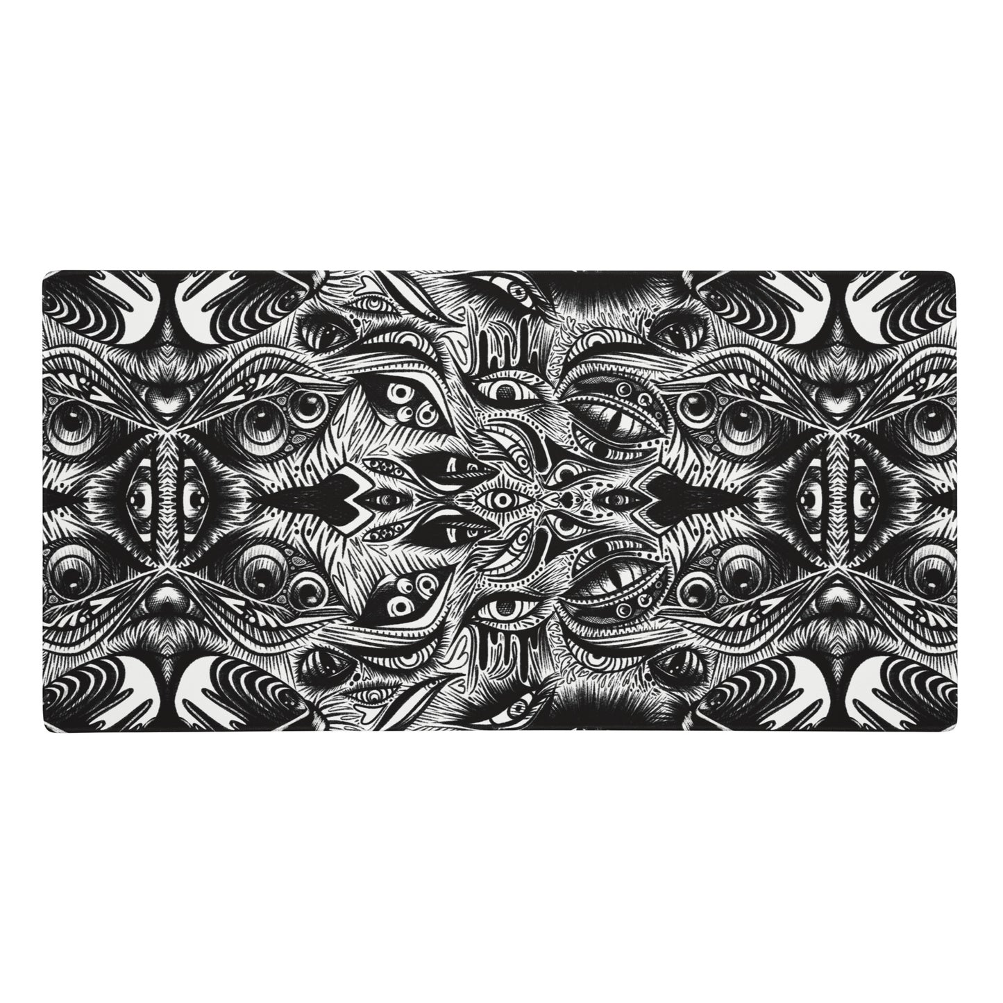 Trippy Eye Pattern Desk Mat