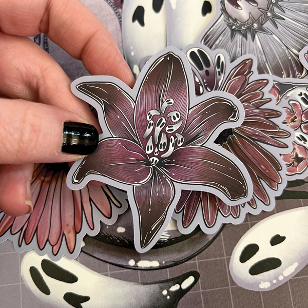 Haunted Florals Die Cut Addon