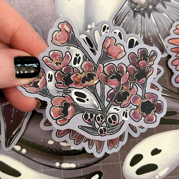 Haunted Florals Die Cut Addon