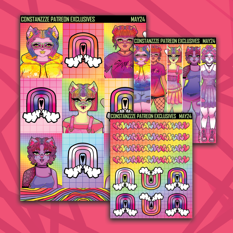 Pride Cat Meow Meow Higher Sheet Addon Bundle