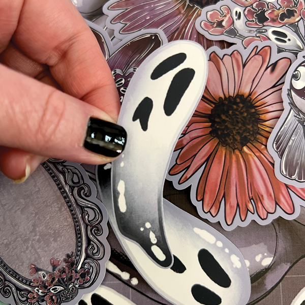 Haunted Florals Die Cut Addon