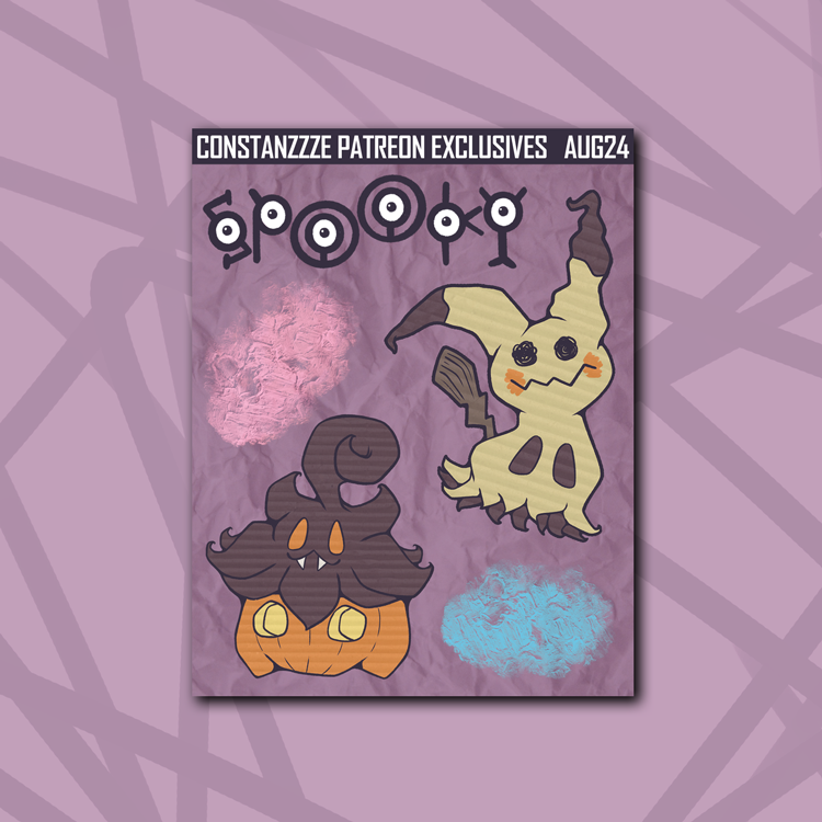 Purple Poke Mixed Deco Sheet