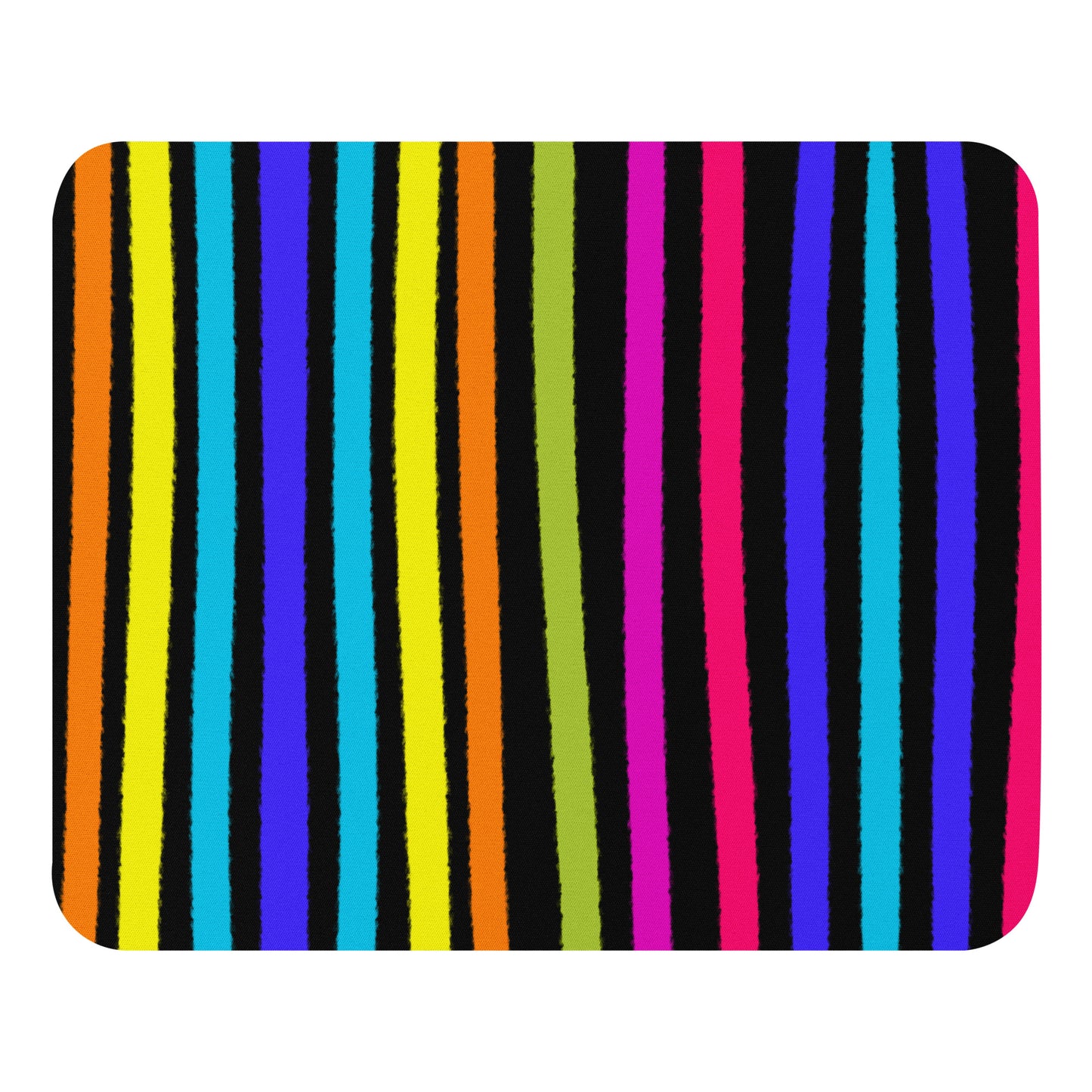 Halloween Stripes Mouse Pad