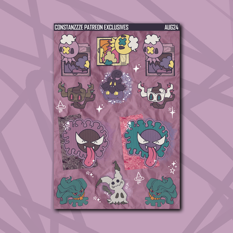 Purple Poke Base Sheet Bundle