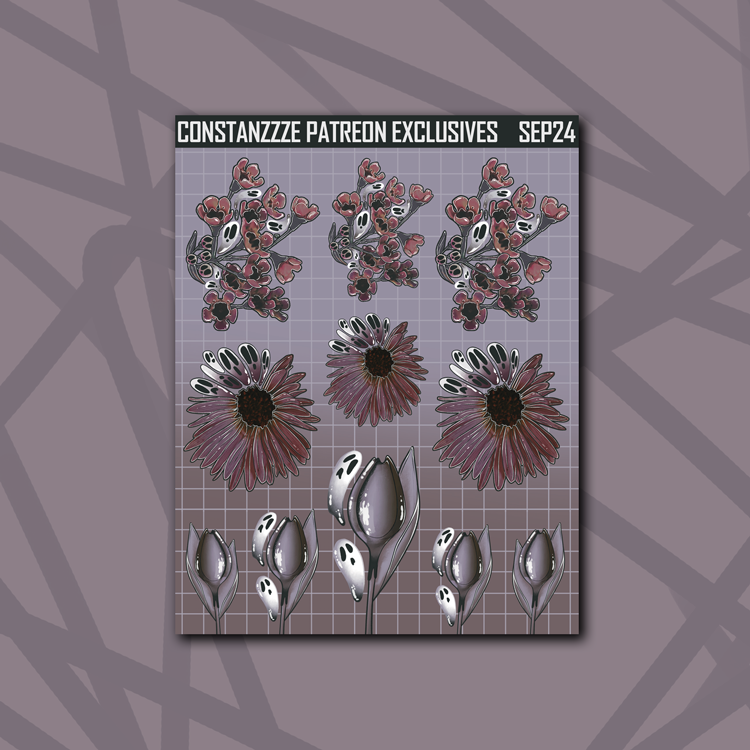 Haunted Florals Base Sheet Bundle