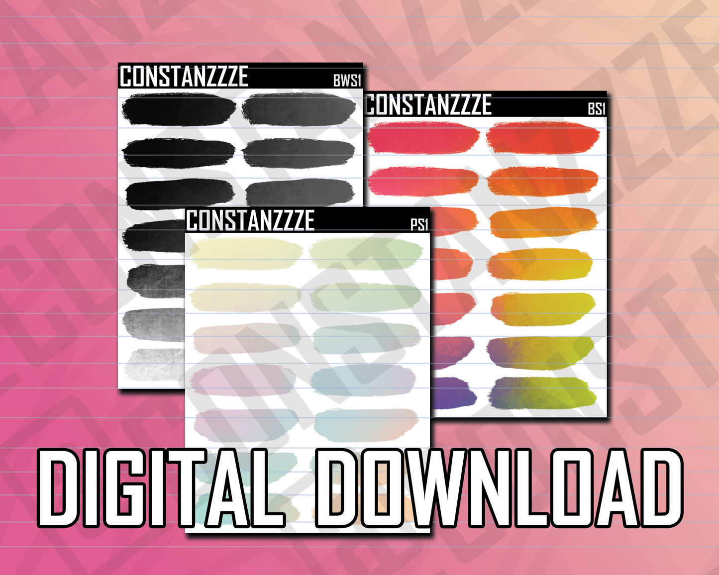 Digital Celebration Small Swatch Sticker Sheets