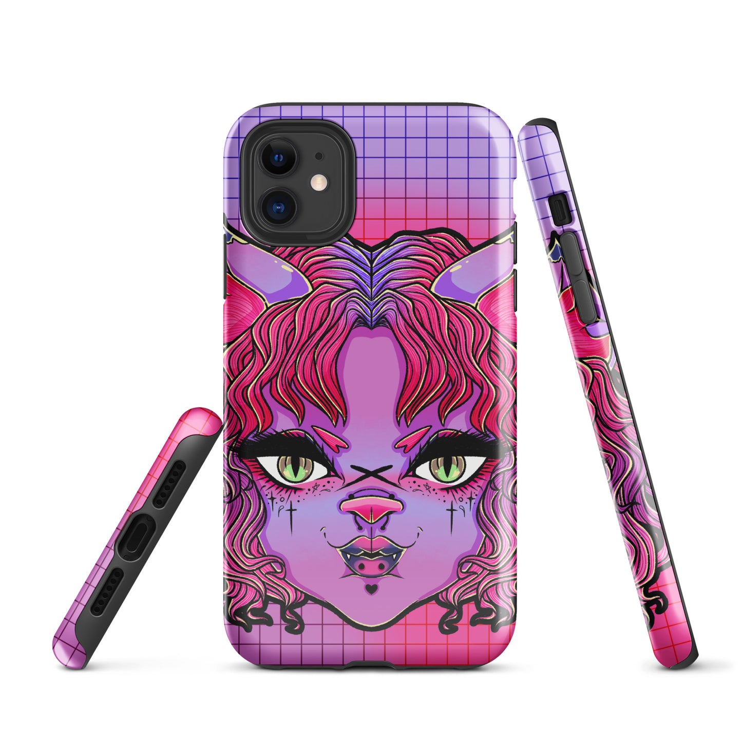 Bi Meow Meow Portrait Tough Case for iPhone®