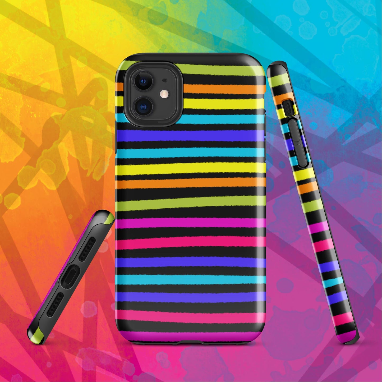 Halloween Stripes Tough Case for iPhone®