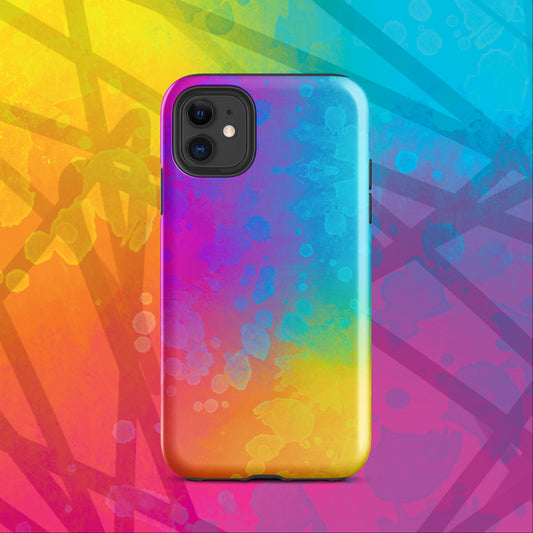 Colorful Halloween Splatter Tough Case for iPhone®