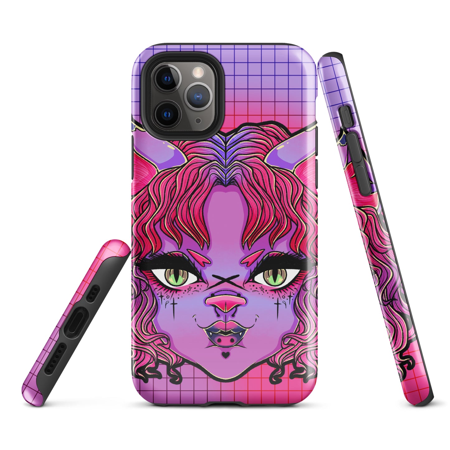 Bi Meow Meow Portrait Tough Case for iPhone®