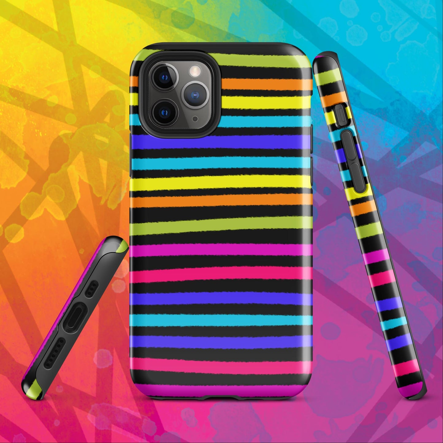 Halloween Stripes Tough Case for iPhone®