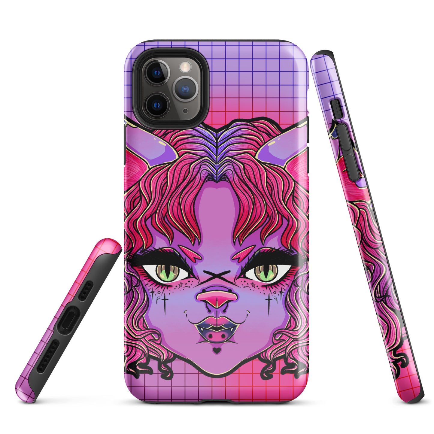 Bi Meow Meow Portrait Tough Case for iPhone®