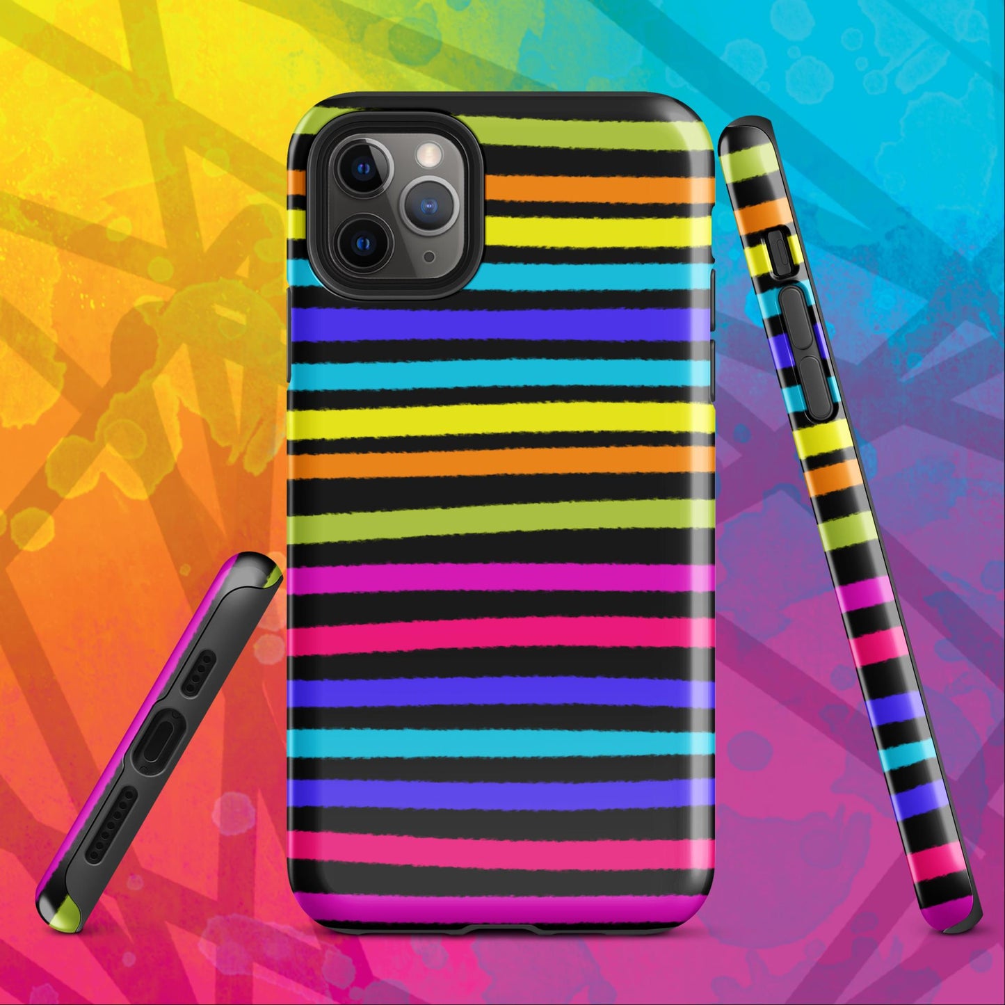 Halloween Stripes Tough Case for iPhone®