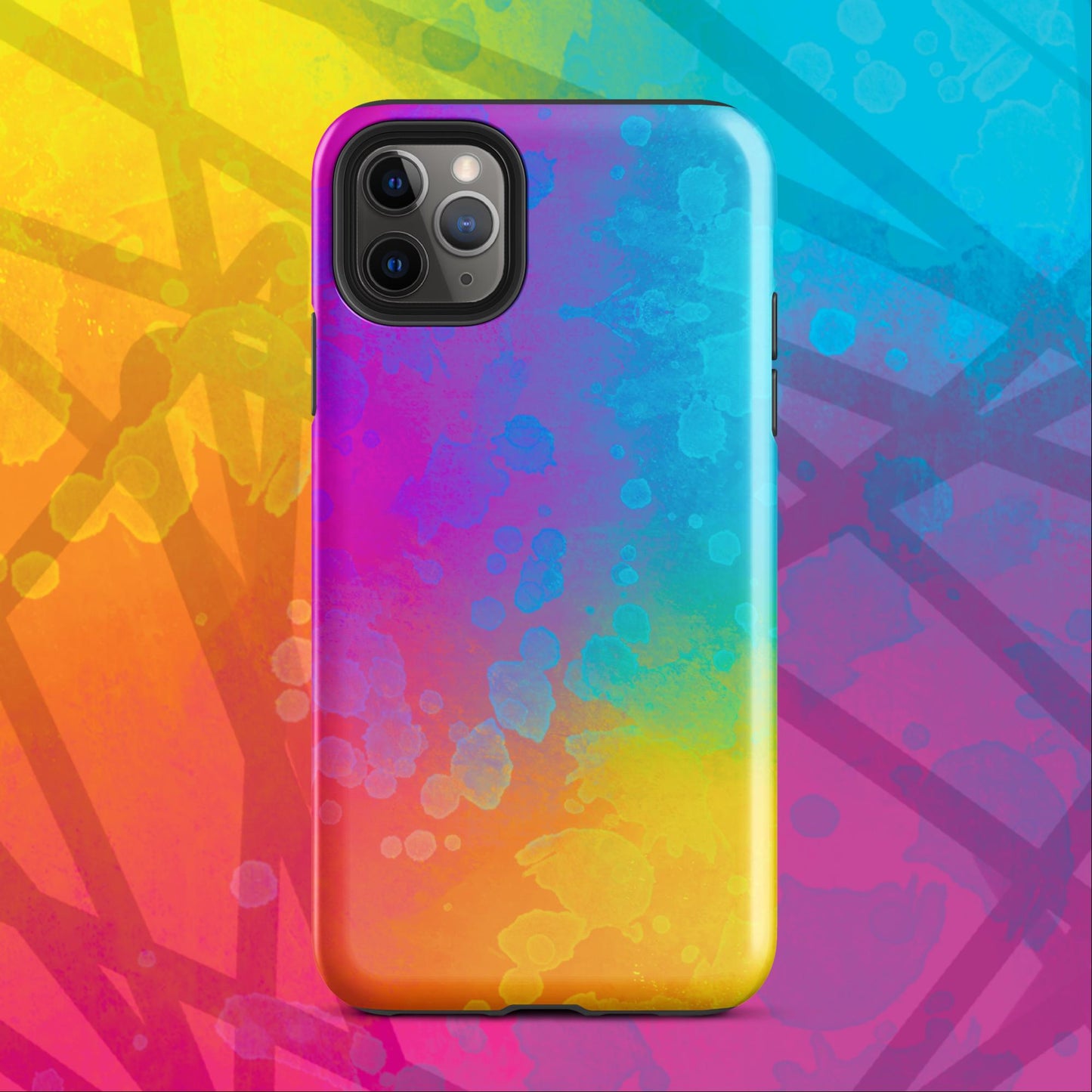 Colorful Halloween Splatter Tough Case for iPhone®