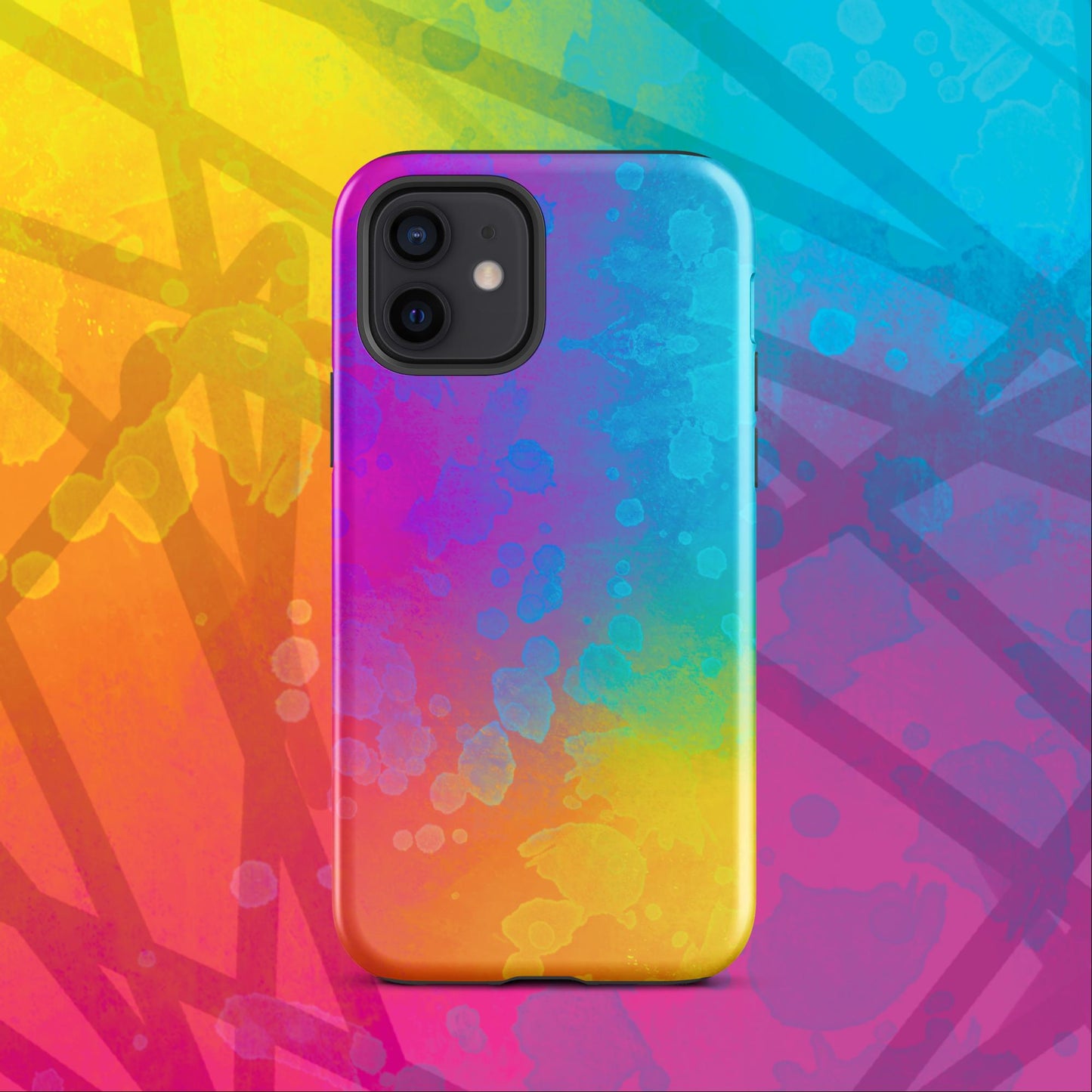 Colorful Halloween Splatter Tough Case for iPhone®