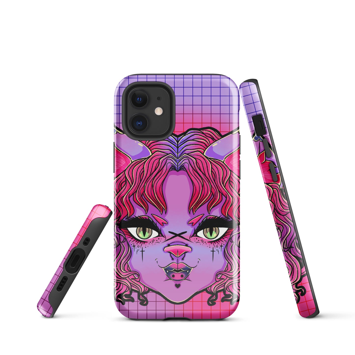 Bi Meow Meow Portrait Tough Case for iPhone®