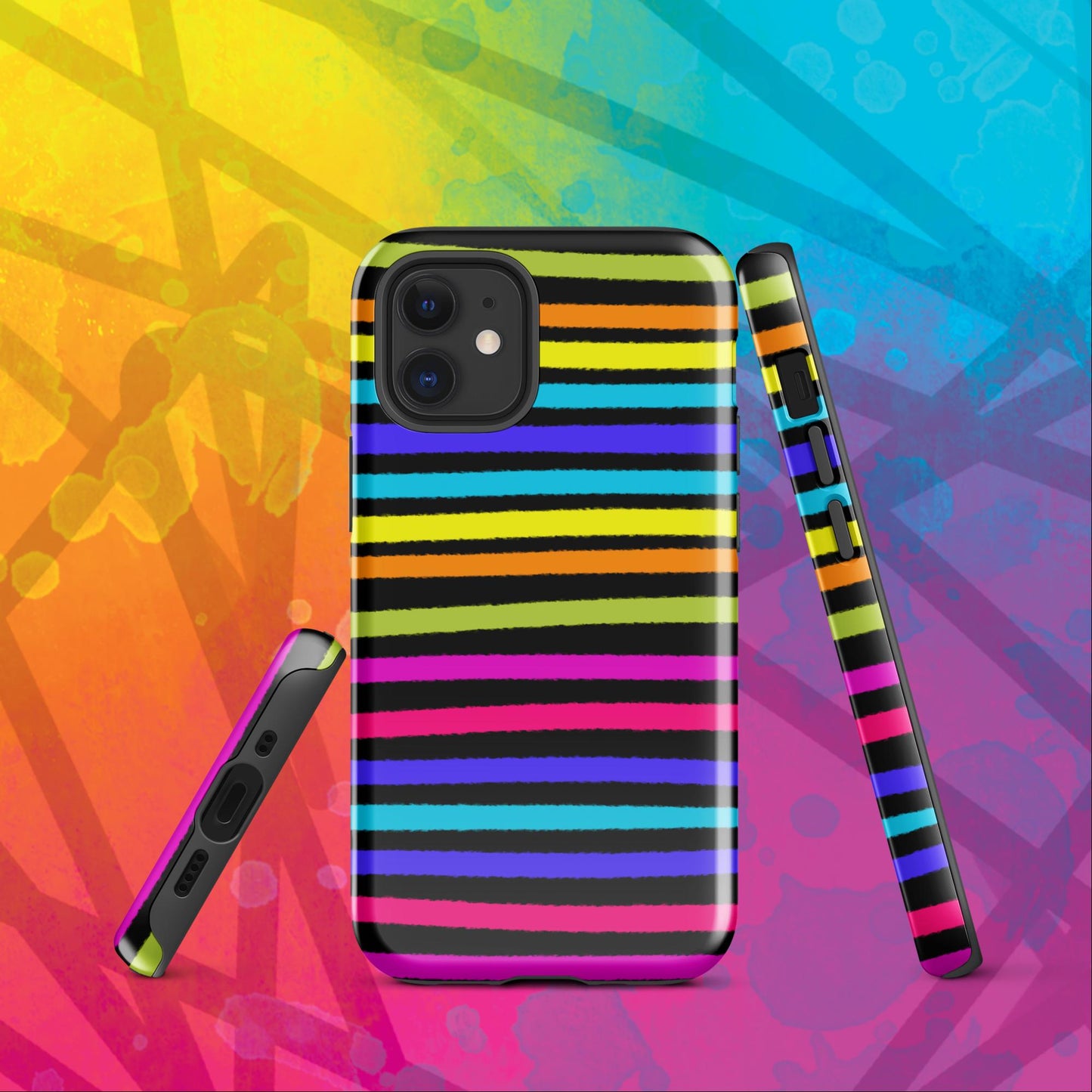 Halloween Stripes Tough Case for iPhone®