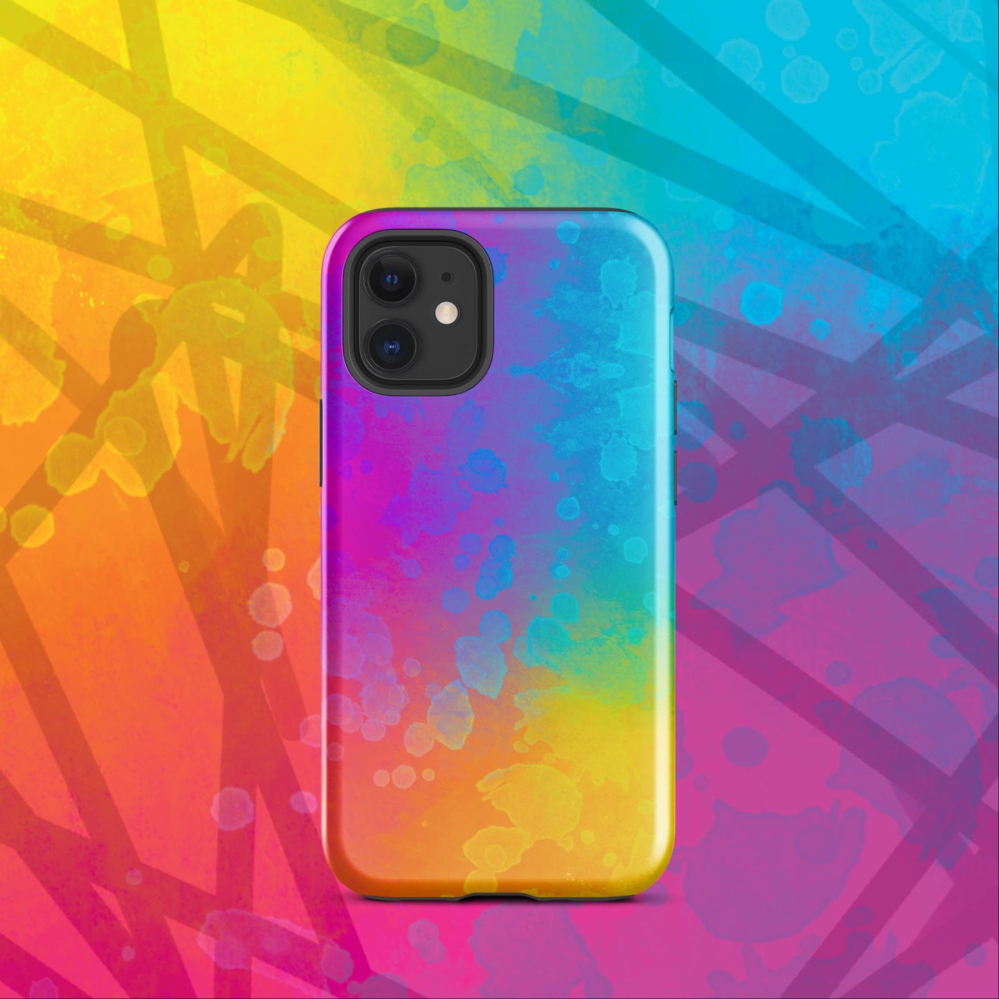 Colorful Halloween Splatter Tough Case for iPhone®