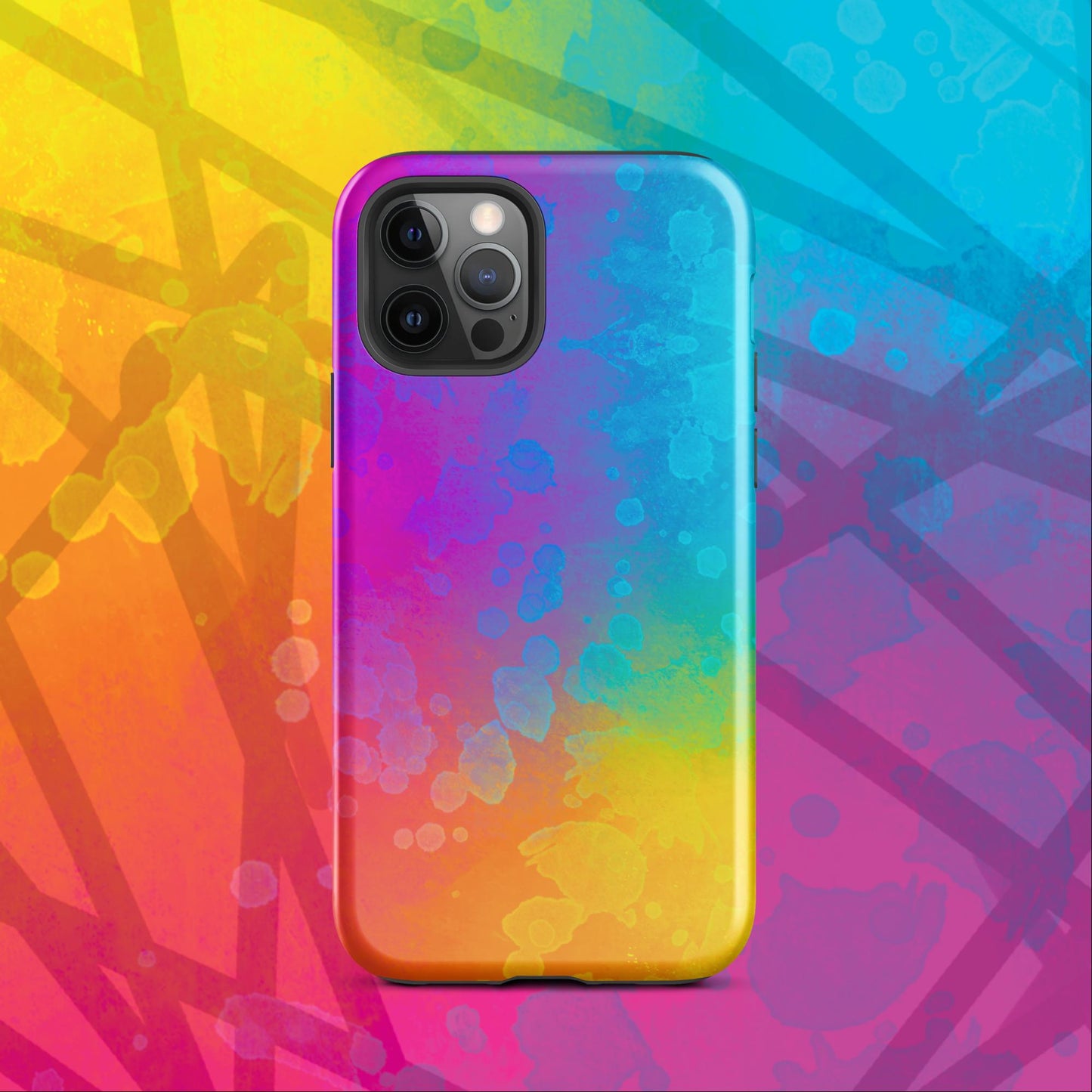 Colorful Halloween Splatter Tough Case for iPhone®