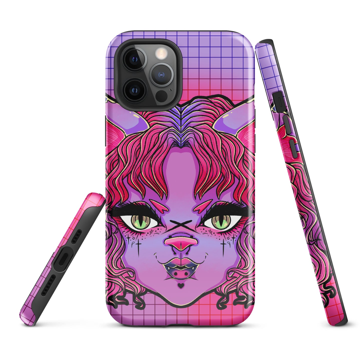 Bi Meow Meow Portrait Tough Case for iPhone®