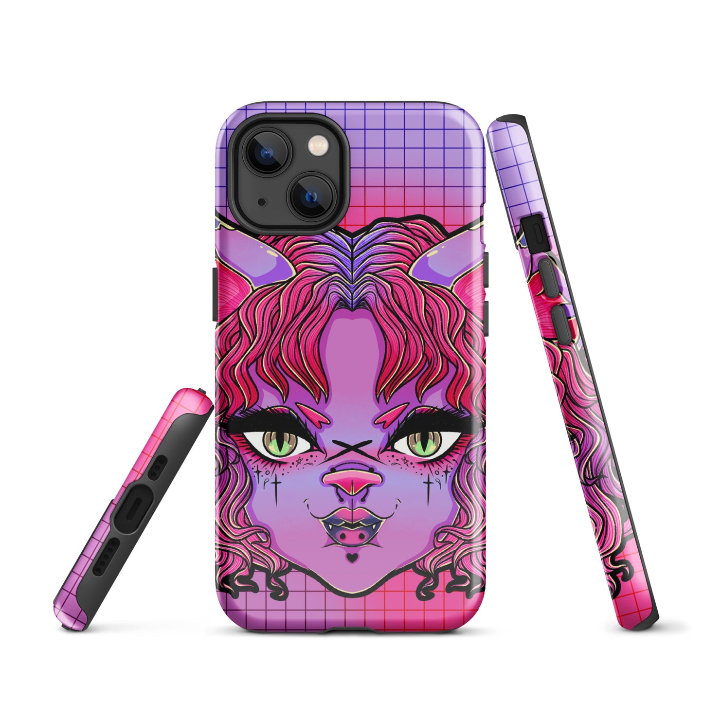 Bi Meow Meow Portrait Tough Case for iPhone®