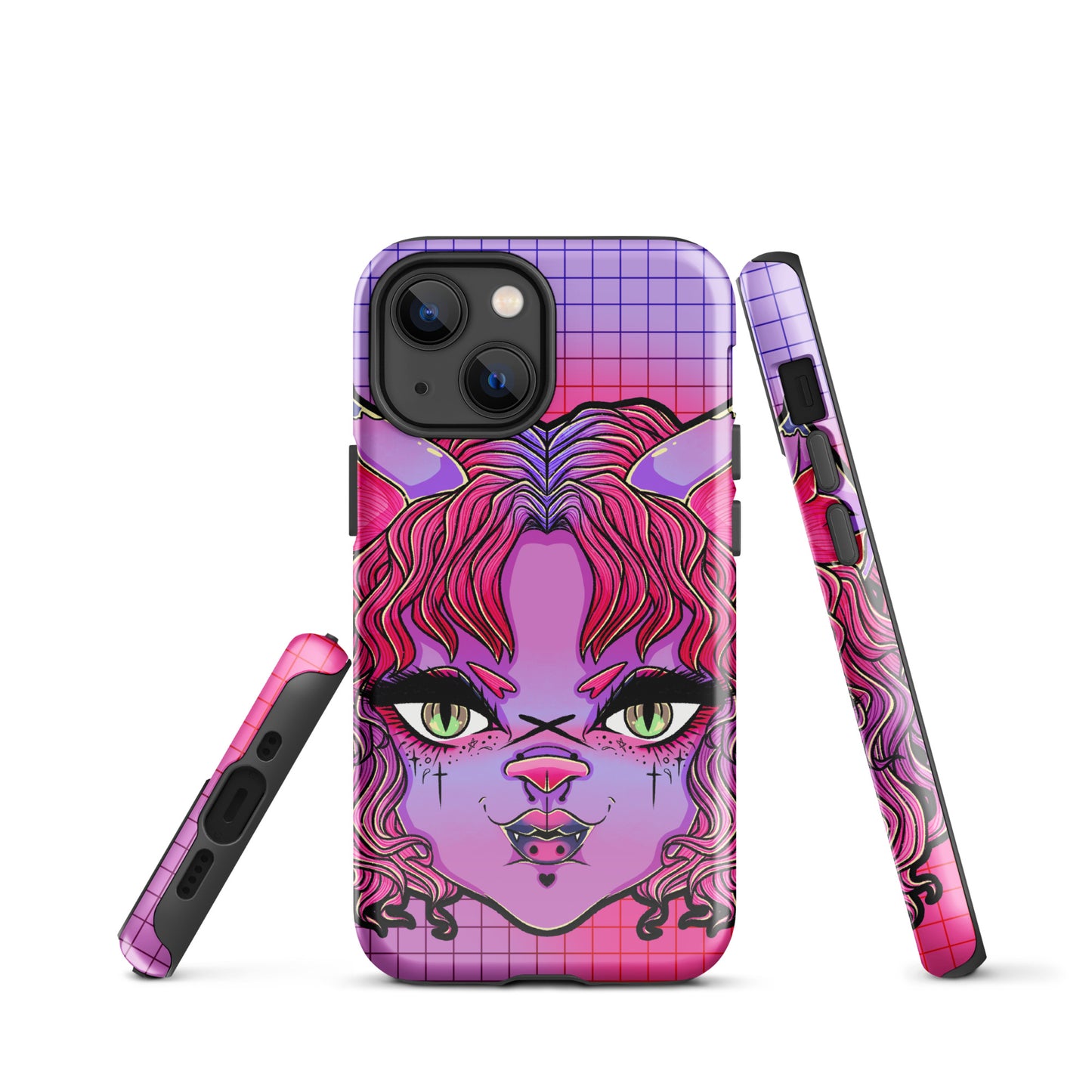 Bi Meow Meow Portrait Tough Case for iPhone®