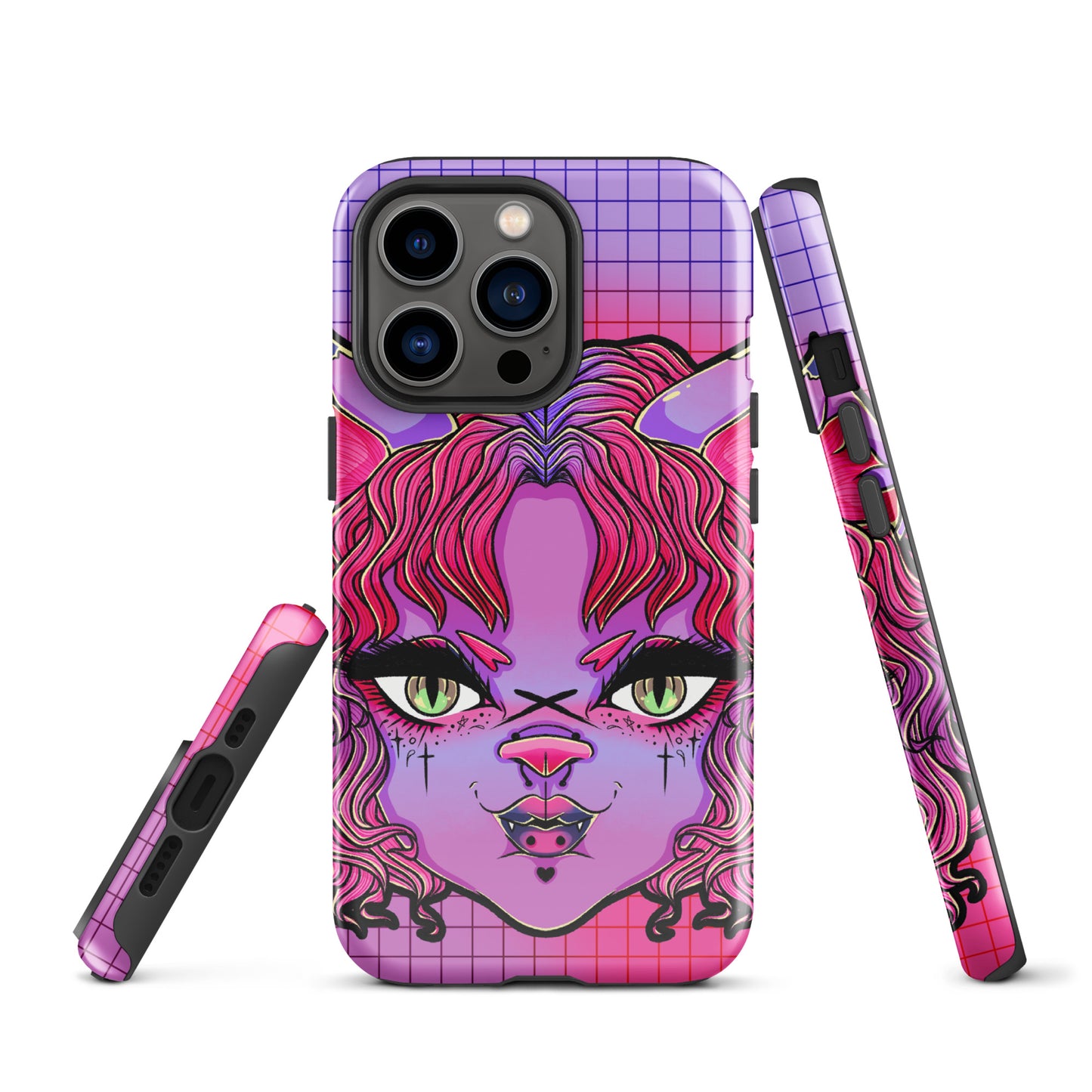 Bi Meow Meow Portrait Tough Case for iPhone®