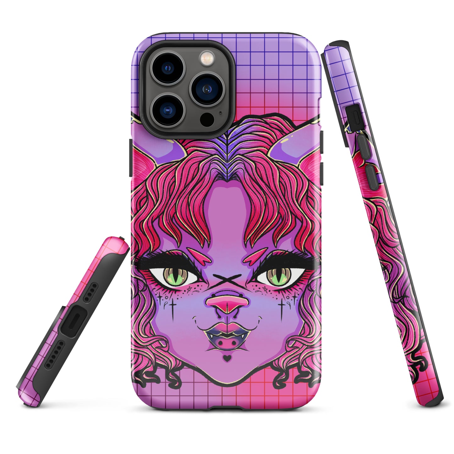 Bi Meow Meow Portrait Tough Case for iPhone®