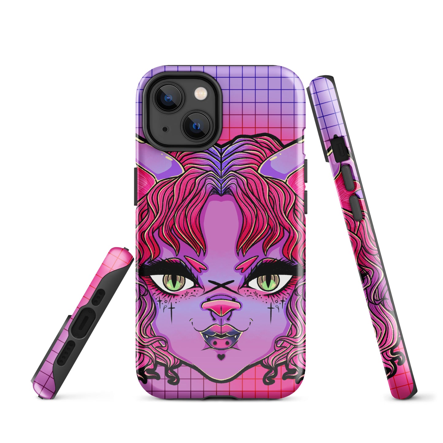 Bi Meow Meow Portrait Tough Case for iPhone®