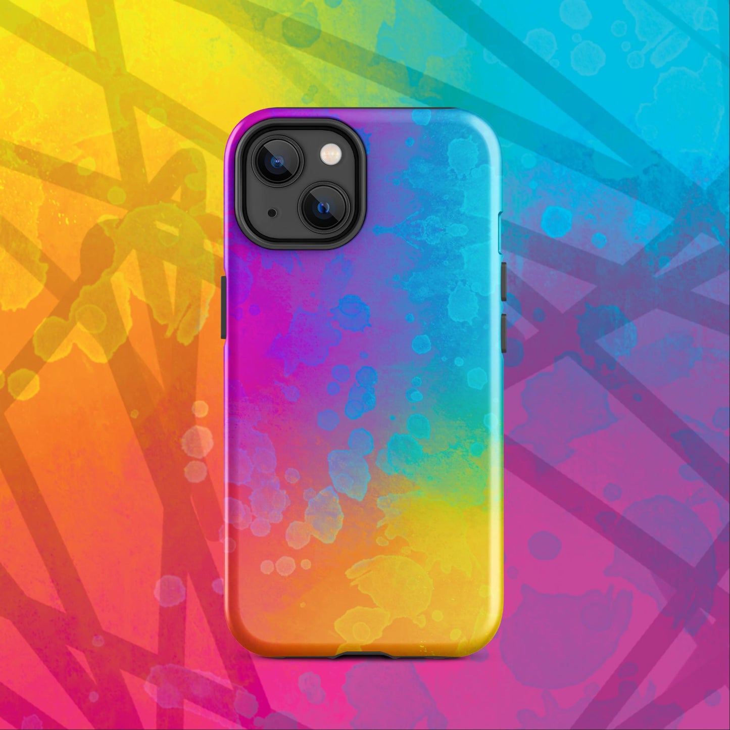 Colorful Halloween Splatter Tough Case for iPhone®