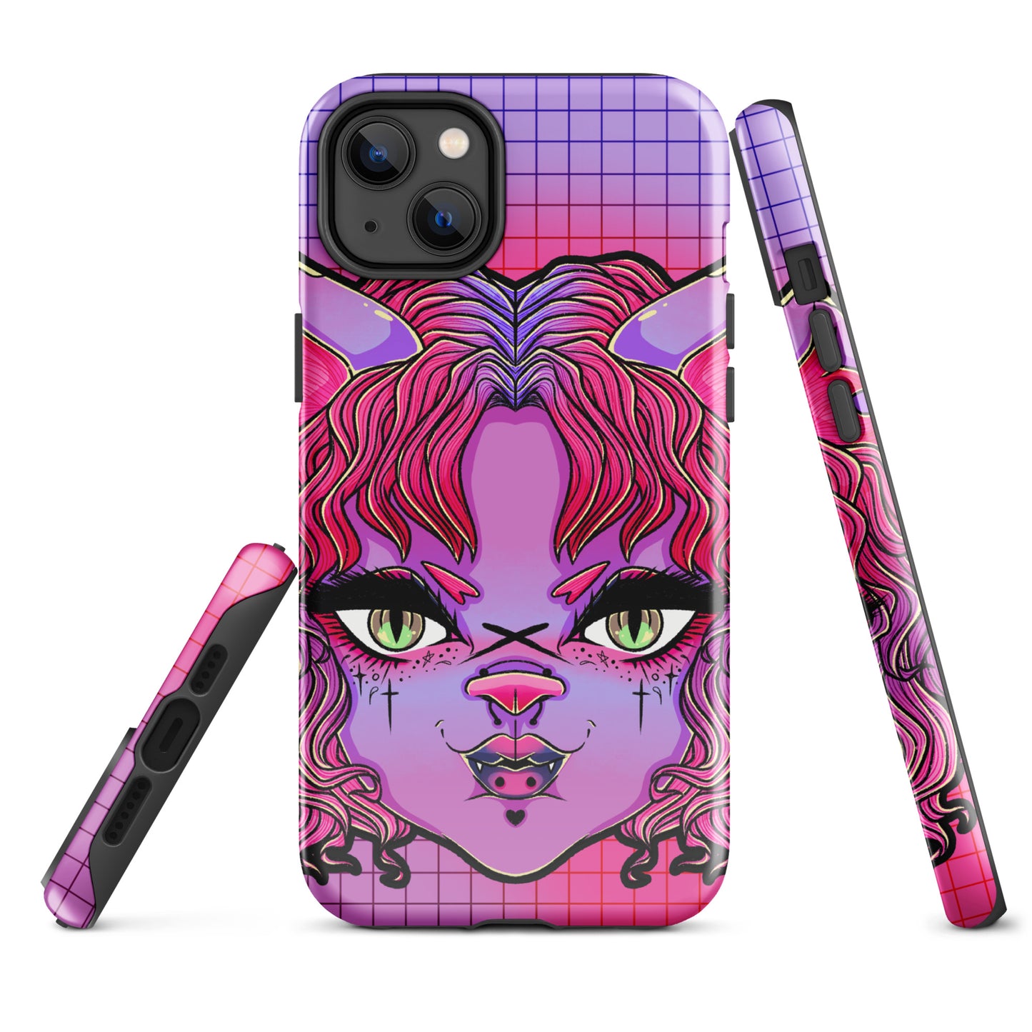 Bi Meow Meow Portrait Tough Case for iPhone®