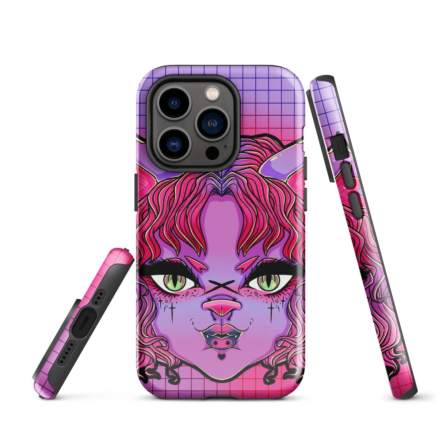 Bi Meow Meow Portrait Tough Case for iPhone®