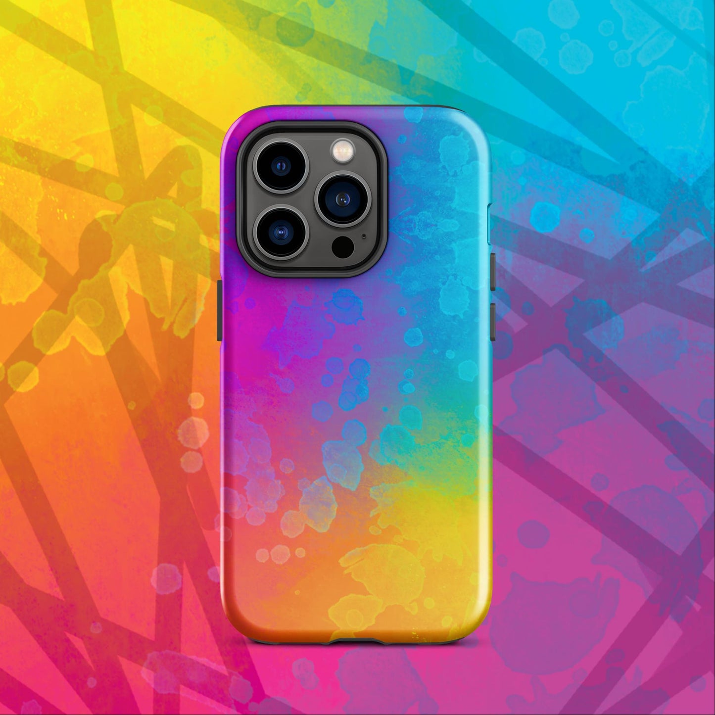 Colorful Halloween Splatter Tough Case for iPhone®