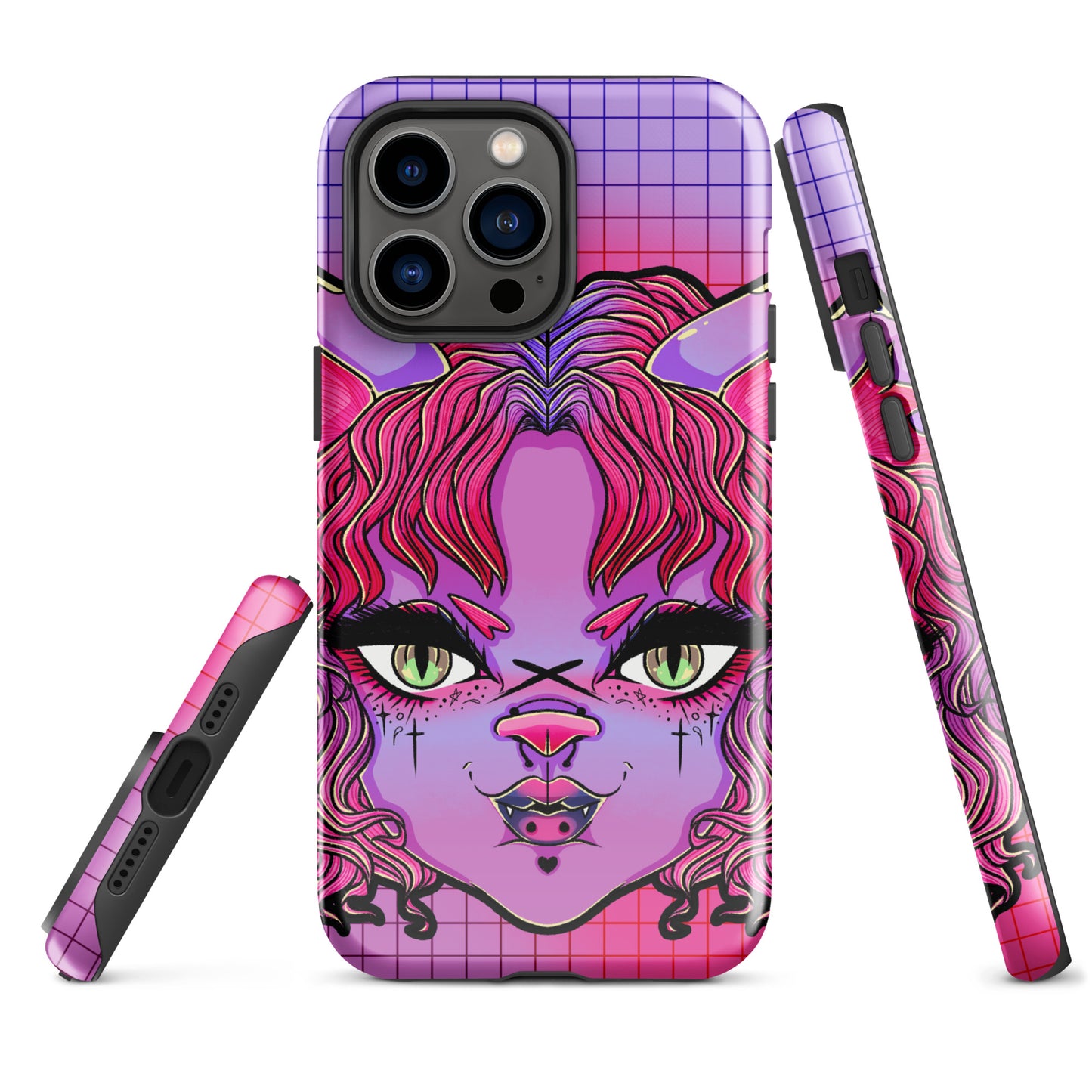 Bi Meow Meow Portrait Tough Case for iPhone®