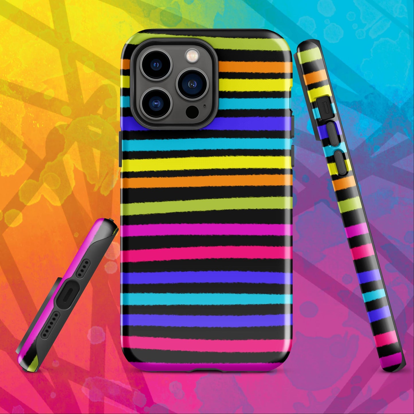 Halloween Stripes Tough Case for iPhone®