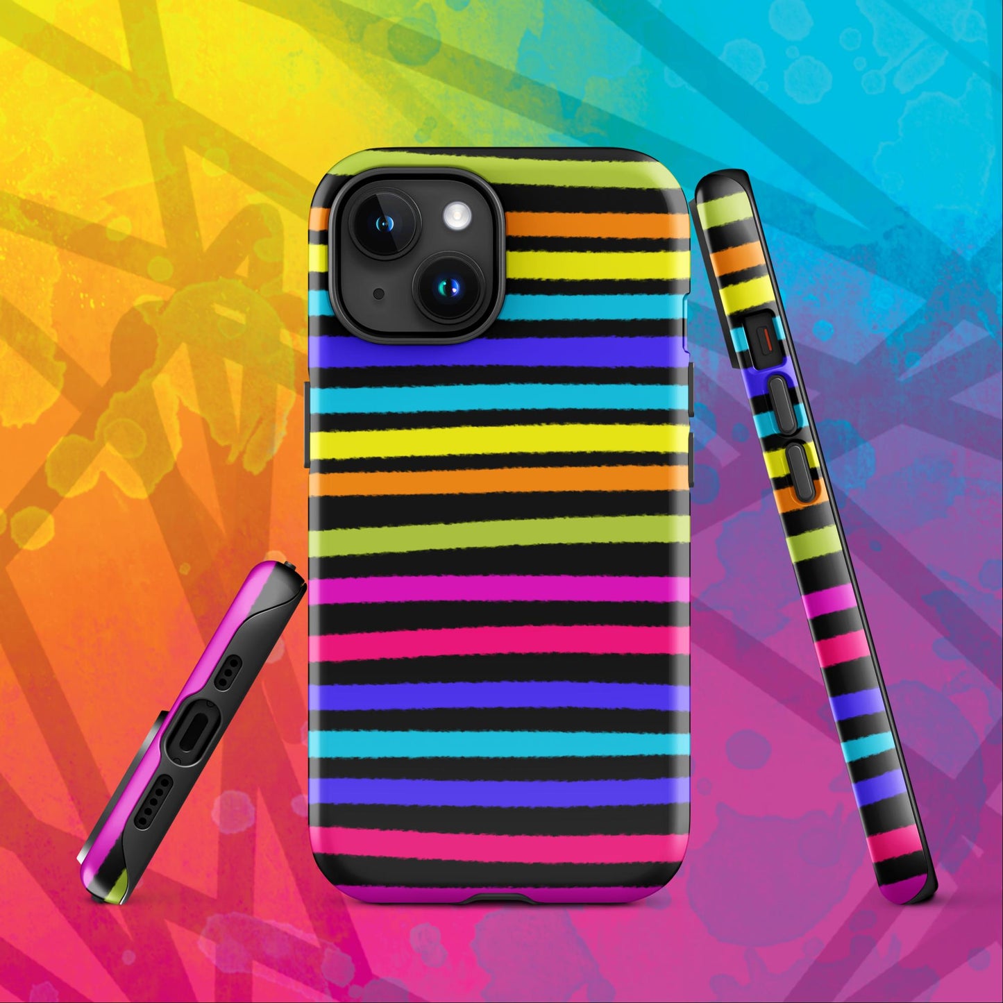 Halloween Stripes Tough Case for iPhone®